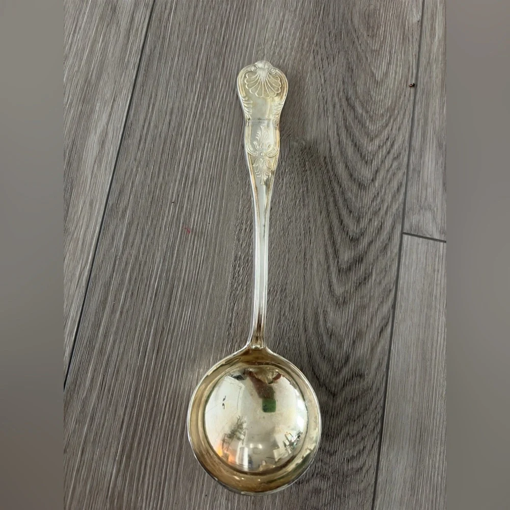 Silver plated serving spoon Made in Italy
